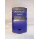 Consola Game Boy color en color morado con instrucciones