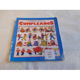 Libro Actividades sencillas Cumpleaños. Ed. Anaya. 3ª ed. Años 90.