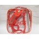 Bolso bolsa transparente de Coca Cola. Años 80.