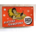 Antigua caja vacía años 50 Electro Termoforo Daga. España.
