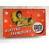 Antigua caja vacía años 50 Electro Termoforo Daga. España.