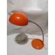 Bonita lampara flexo en naranja pop años 60. Estilo Space Age Mid Century.