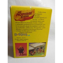 Caja con figuras de Los Picapiedras Pablo de D toys años 80