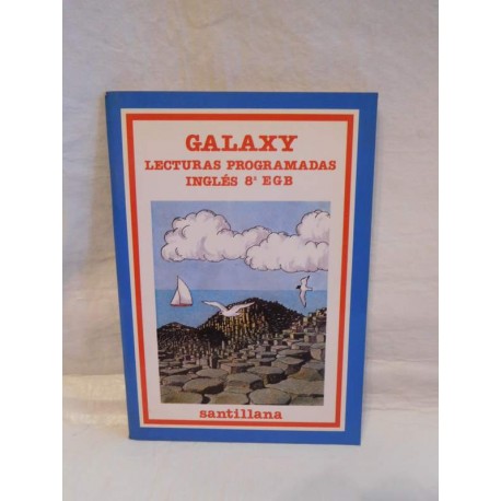 Libro de Lecturas Programadas Galaxy. Inglés 8º EGB. Santillana. 1987. 64 páginas.