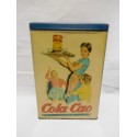 Lata antigua de Cola Cao años 60. Color azul para Pasta.