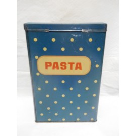 Lata antigua de Cola Cao años 60. Color azul para Pasta.
