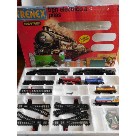 Tren eléctrico a pilas. Trenex Ibertren ref. 5062 en caja.