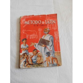 Libro de texto latín, método de latín 3º y 4º curso. Ed. Sm. 1959.