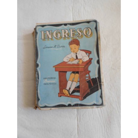 Libro de texto enciclopedia ingreso. Ed. Duran. Años 50.
