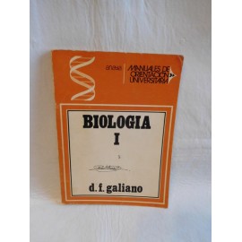 Libro de texto manual de orientacion universitaria. Cou. Biología i. D.F.Galiano. Anaya. 1971