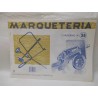 Antiguo cuaderno de marquetería. Nº 36, cañón botellero.