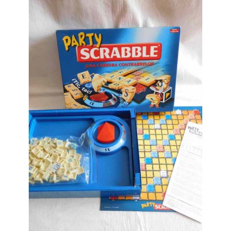 Juego de mesa Party Scrabble de Mattel. Descatalogado. Muy bueno.