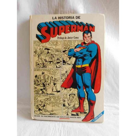 Libro tebeo La Historia de Superman. Novaro. 1979.