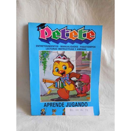 Retapado Petete incluye nº del 1 al 7. Años 80.