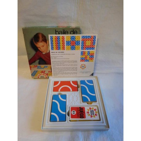 Juego Baile de colores. Juego de composición libre. Educa. Años 70.