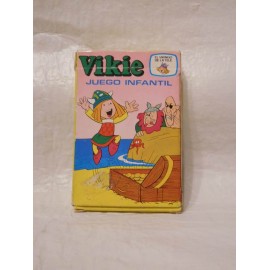 Barajas de cartas Vikie el Vikingo de Ediciones Recreativas. Años 70. Completo y en buen estado.