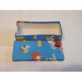 Bonita caja a&ntilde;os 40-50 con motivos navide&ntilde;os, posiblemente de adornos navide&ntilde;os. Preciosa, una joya.