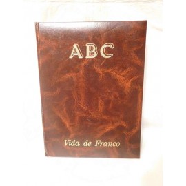 Libro Vida de Franco. Colección ABC. Encuadernado en piel. Completo.