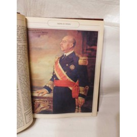 Libro Vida de Franco. Colecci&oacute;n ABC. Encuadernado en piel. Completo.