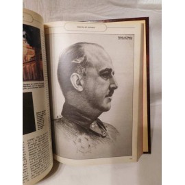 Libro Vida de Franco. Colecci&oacute;n ABC. Encuadernado en piel. Completo.