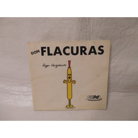 Tebeo cuento Don Flacuras. Colección Los Señordones. Ed. Novaro. 1976. Roger Hargreaves.