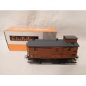 Electrotren H0 - Vagón de CORREOS M Z A en color marrón - Escala H0, con caja