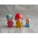 Familia Pin y Pon con bebe, años 80. Preciosos. Ref 27