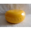 Antiguo cenicero Clam Ashtray. Diseño Alan Fletcher. Amarillo. Diseño Vintage. 1960.