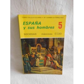 Libro de Texto, Ciencias Sociales, España y sus hombres 5. EGB. Edelvives 1978