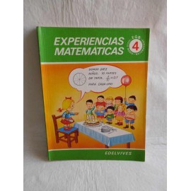 Libro de Texto, Experiencia Matemáticas 5º. Edelvives. EGB. 1982