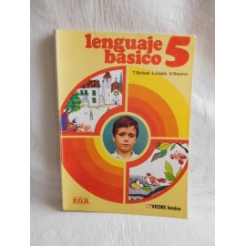 Libro de Texto, Lenguaje Básico Viva 5º. Vicens Básica. EGB. 1980