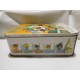Caja metálica de crema de membrillo Milagrosa Puente Genil, decorada con la familia telerín