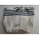 Mochila en forma de saco marinero a rayas Jean Paul Gaultier. Le Male. Nuevo.