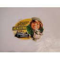 Magnifica pegatina Scalextric Exin. Años 70. Nunca pegada. Original. Una joya.