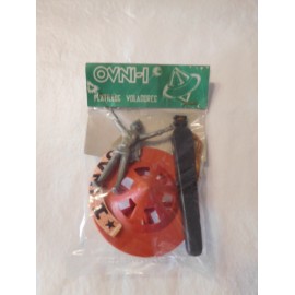 Blister Ovni lanzador con figura Comando G Mark. Años 70.