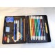 Estuche de Pelikan años 80 serie Planetas. Estuche doble. Conserva casi todo contenido. Original
