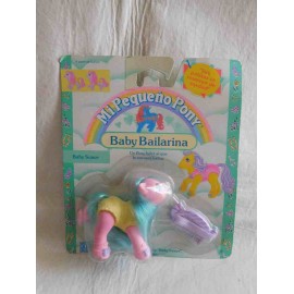 Mi pequeño pony my little pony baby bailarina años 80 mb hasbro nuevo en blister