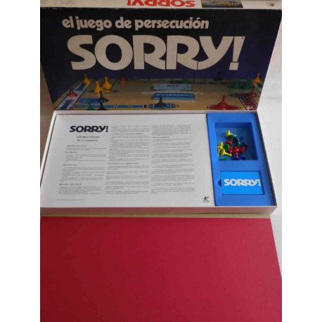Juego de mesa Borras Sorry. El juego de persecución.