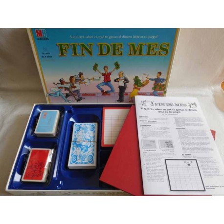 Juego de mesa Fin de Mes de MB. Muy bueno.