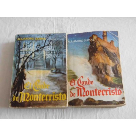 Dos libros del Conde de Montecristo. Dumas. Ediciones g.p. Barcelona. J. Sirvent.