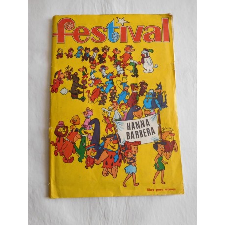 Álbum de cromos Festival de Hanna Barbera. Editorial Fher. 1971. 1ª edición.