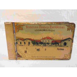 Libreta publicidad Bodegas franco - españolas. Logroño, Rioja. Principios del siglo XX.