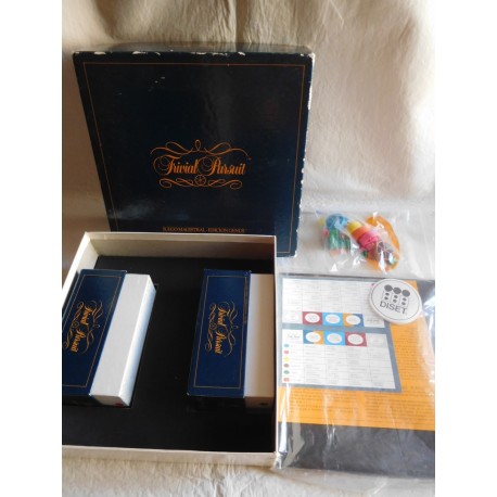 Juego de preguntas Trivial Pursuit. Original años 80. Diset. Ref 2