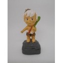 Figura pvc de Bam Bam de los Picapiedras. Fabricado por Shell. 1994.