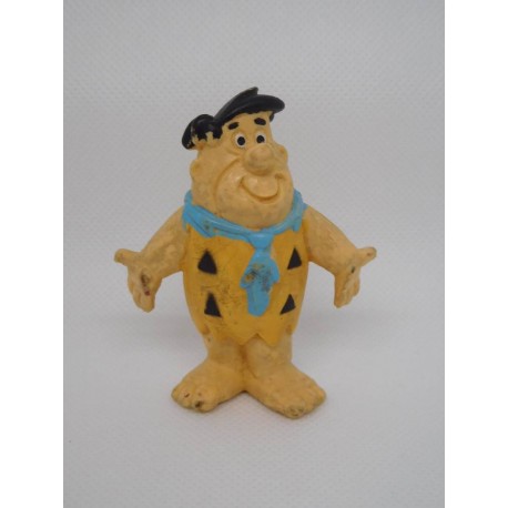Figura pvc de Pedro Picapiedra de los Picapiedras. Fabricado por Shell. 1994.