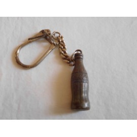 Llavero Coca Cola. Botella en metal. 