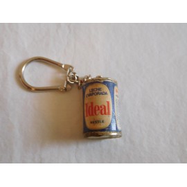 Llavero Leche Evaporada Ideal. Nestle. Años 70.