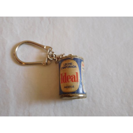 Llavero Leche Evaporada Ideal. Nestle. Años 70.