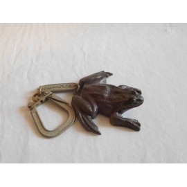 Llavero Rana con ruido, en metal.