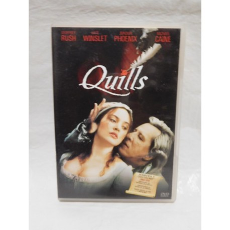 DVD Quills. Año 2000. Drama
